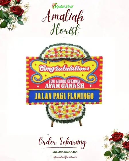 Sewa Papan Bunga Mlorah